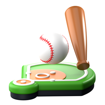 Béisbol  3D Icon