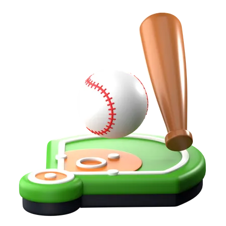 Béisbol  3D Icon