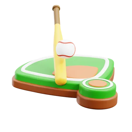 Béisbol  3D Icon