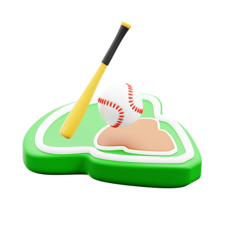 Béisbol  3D Icon