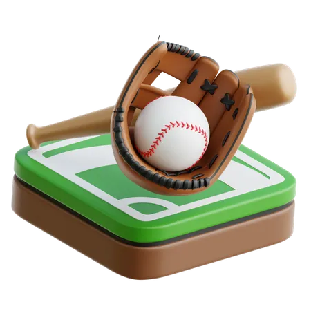 Béisbol  3D Icon