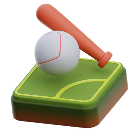 Béisbol  3D Icon