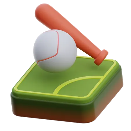 Béisbol  3D Icon