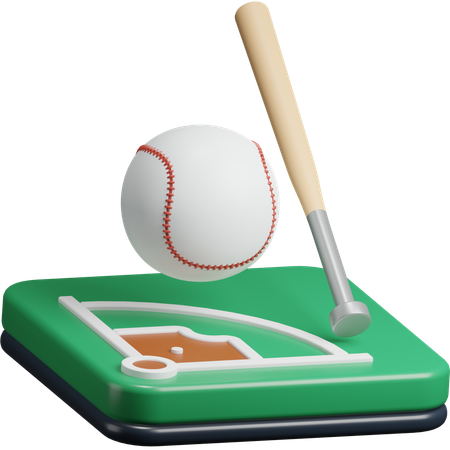 Beisebol  3D Icon