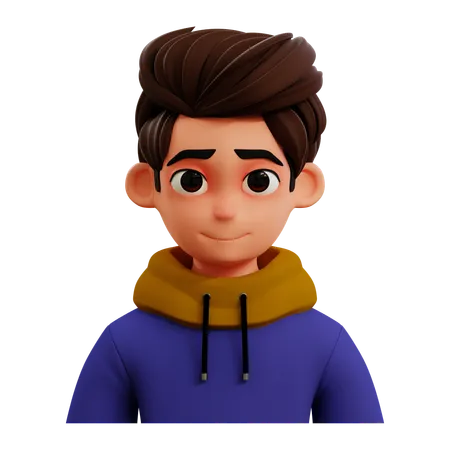 Avatar de bel homme  3D Icon