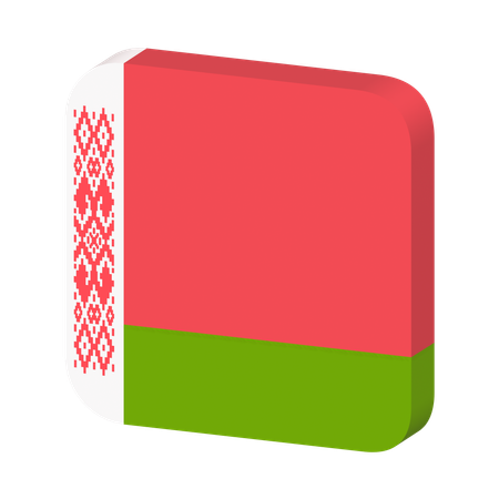 Belarus Flag  3D Icon