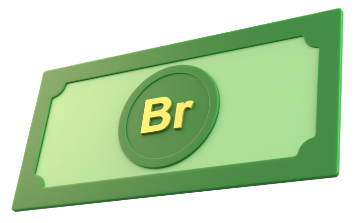 Belarus Ruble Money  3D Icon