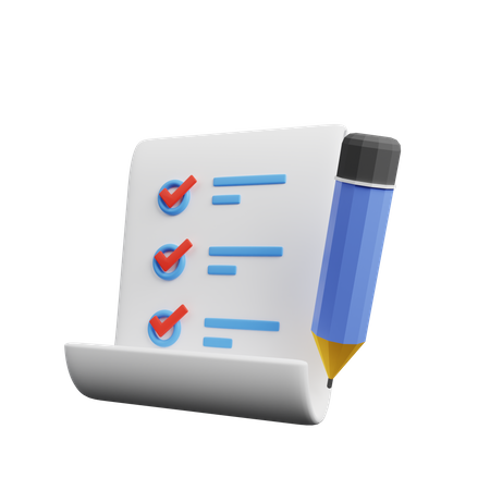 Beleg prüfen  3D Icon