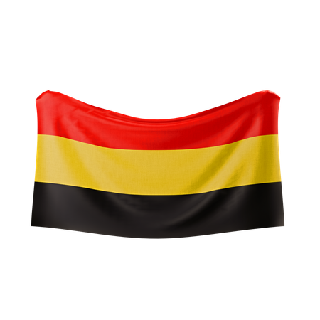 Belgien Flagge  3D Icon