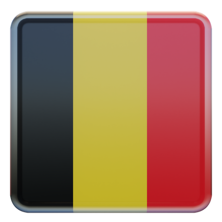 Belgien Flagge  3D Flag