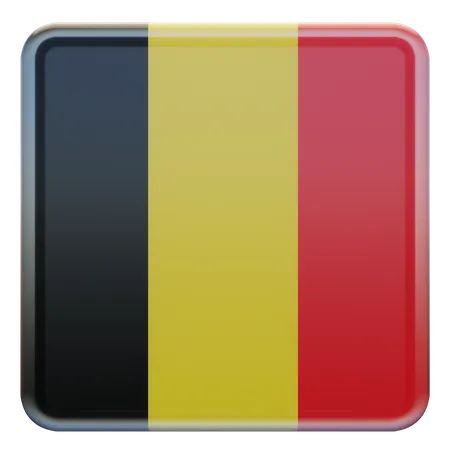 Belgien Flagge  3D Flag