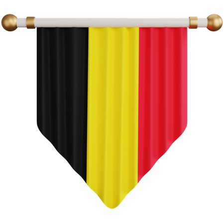 Belgien Flagge  3D Icon