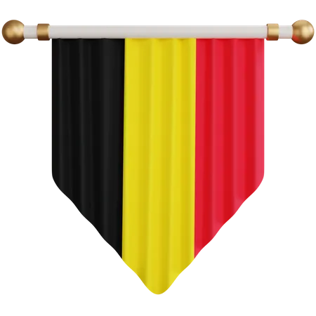 Belgien Flagge  3D Icon