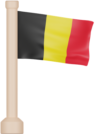 Belgien Flagge  3D Icon