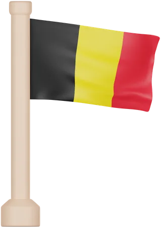 Belgien Flagge  3D Icon