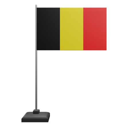 Belgien Flagge  3D Icon