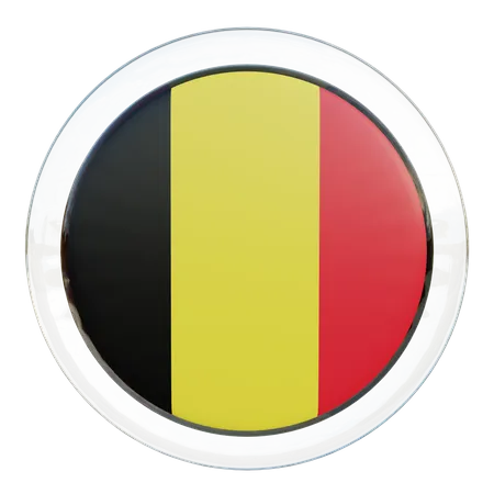 Verre Drapeau Belgique  3D Flag