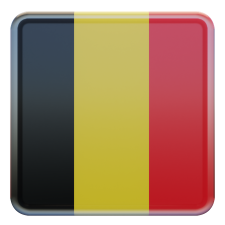 Belgium Flag 3D Illustration