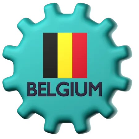 Belgium flag  3D Icon