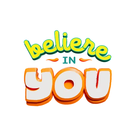 Beliere In You  3D Icon