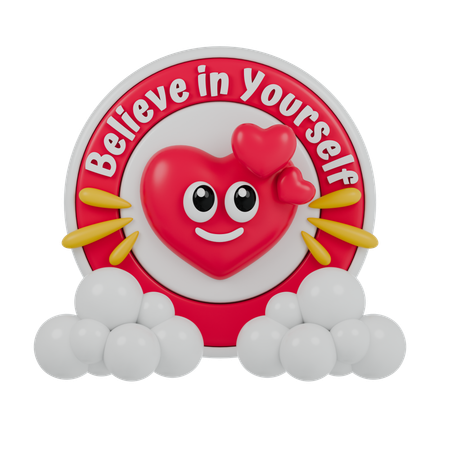 Believe in Yourself  3D Icon