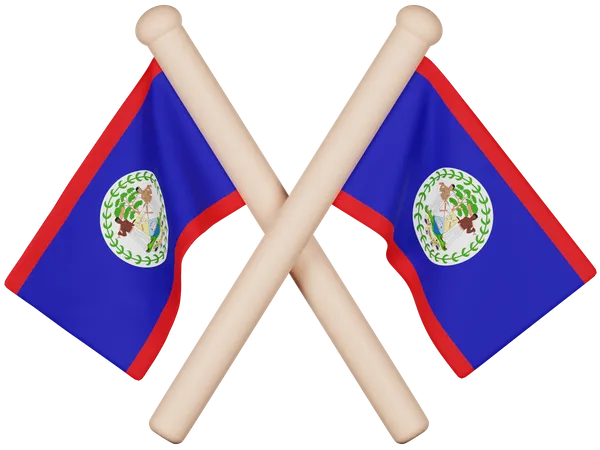 Belize Flag  3D Icon