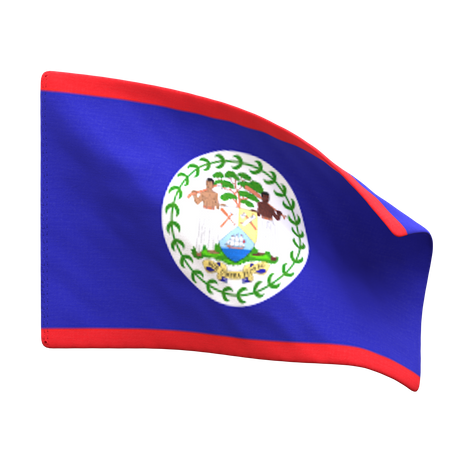 Belize Flag  3D Icon