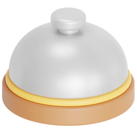 Bell On Receptionist 3D Icon