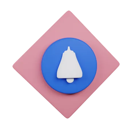 Bell 3 D Icon Contains PNG BLEND GLTF And OBJ Files 3D Icon
