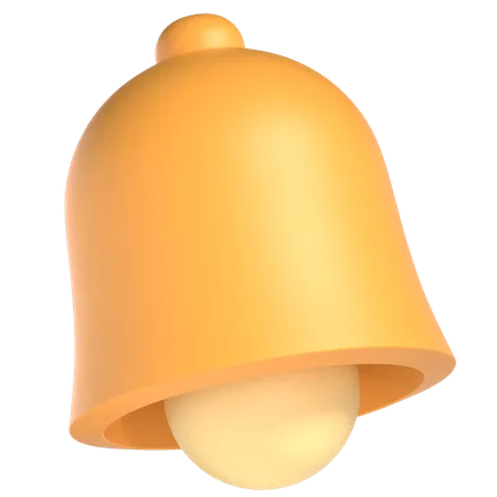 Bell Illustration In 3 D Design 3D Icon