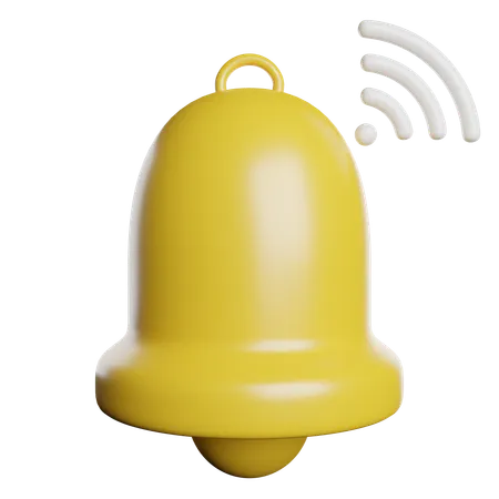 Bell Alarm Alert 3D Icon