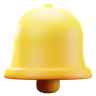 3d bell shape emoji