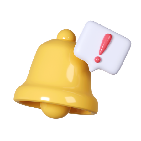 Bell Alert  3D Icon