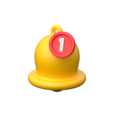 Bell Alert  3D Icon