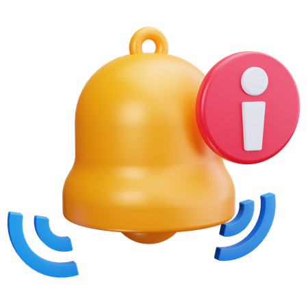 Bell Alert  3D Icon
