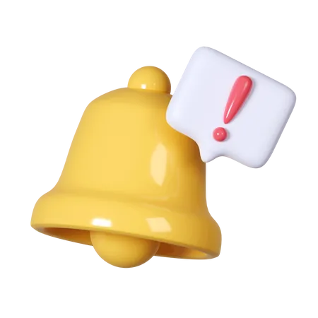 Bell Alert  3D Icon