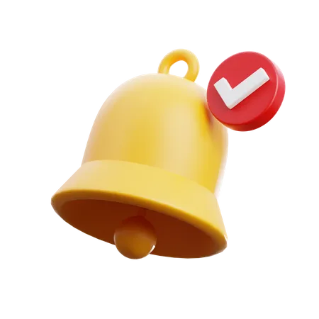 Bell Alert Alarm Notification  3D Icon