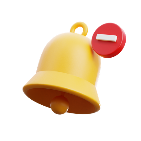 Bell Alert Alarm Notification  3D Icon