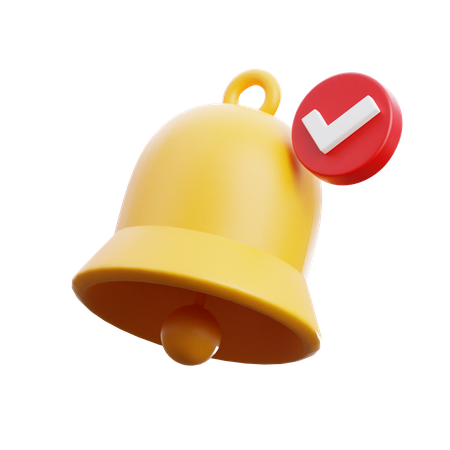 Bell Alert Alarm Notification 3D Icon