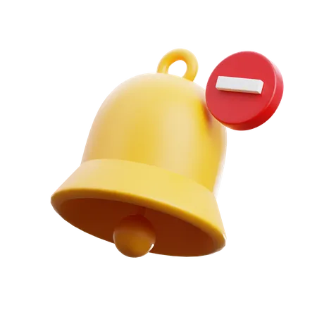 Bell Alert Alarm Notification 3D Icon