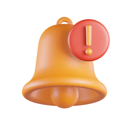 Bell Alert Notification 3D Icon