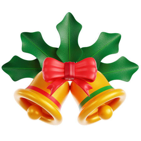 Bell and Mistletoe  3D Icon