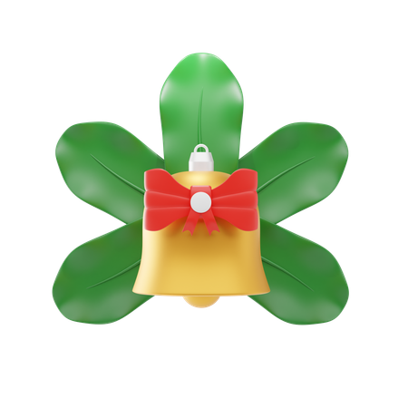 Bell And Mistletoe  3D Icon