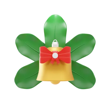 Bell And Mistletoe  3D Icon