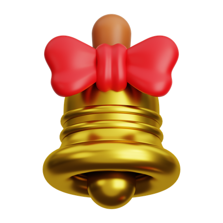 Bell And Ribbon 1  3D Icon