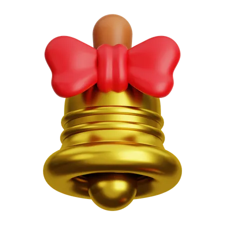 Bell And Ribbon 1  3D Icon