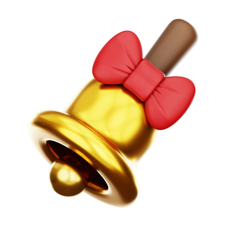 Bell And Ribbon  3D Icon