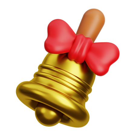 Bell And Ribbon  3D Icon