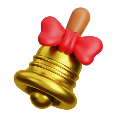 Bell And Ribbon  3D Icon