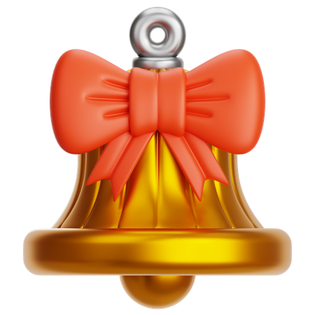 Bell And Ribbon  3D Icon